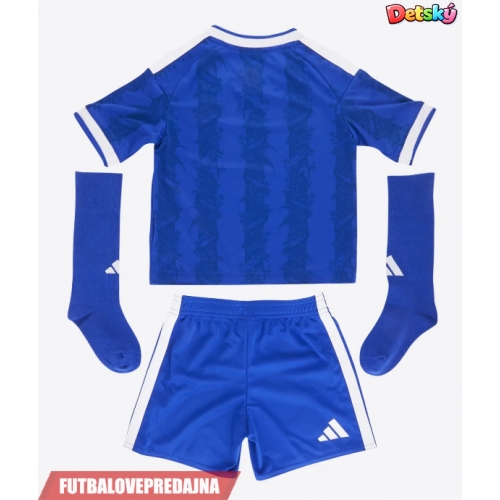 Lacne Dětský Futbalové dres Leicester City 2026-27 Krátky Rukáv - Domáci (+ trenírky)